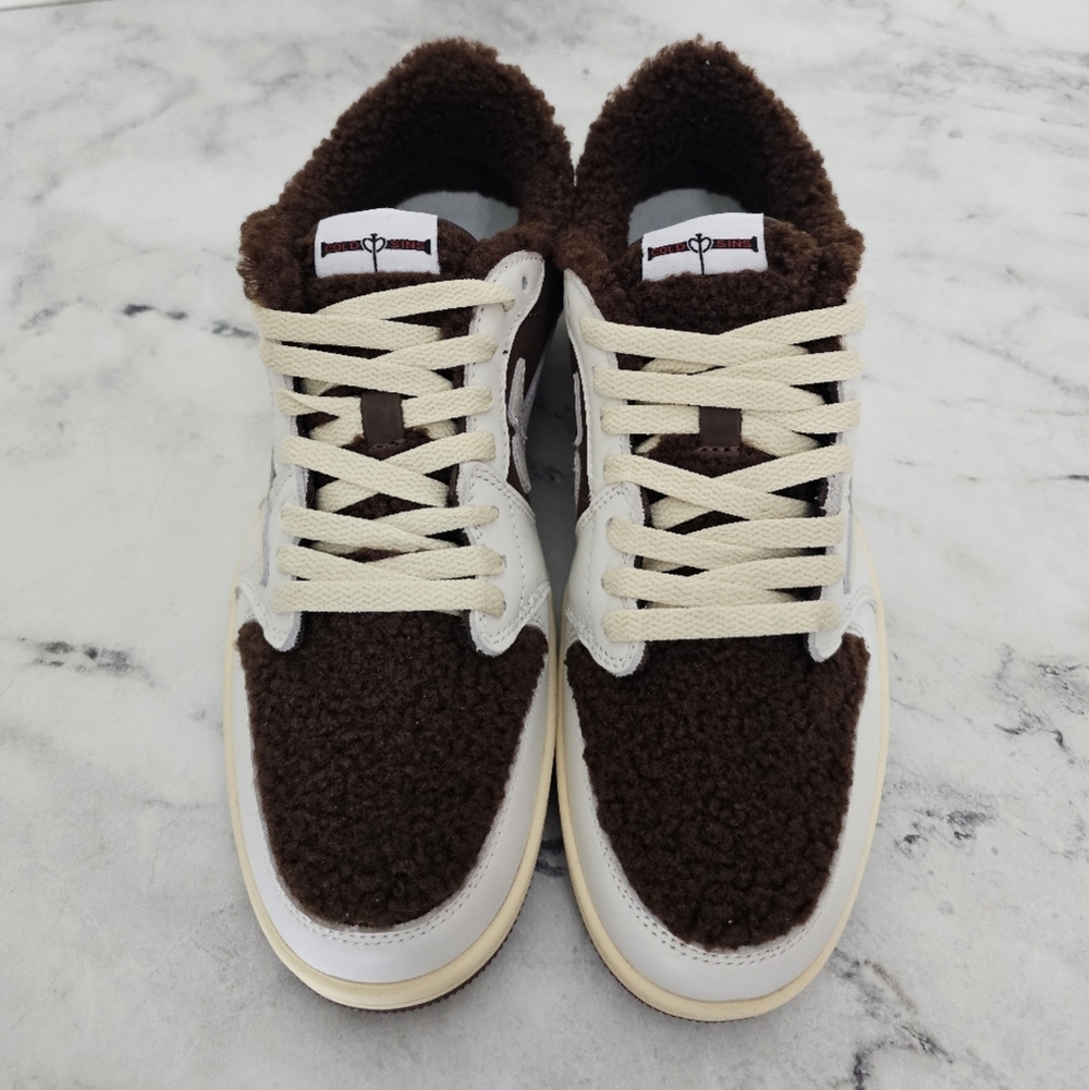 Cold Sins‎ Jack The Ripper X Labubu Customs Mocha Men's Sneakers 9.5 NWB